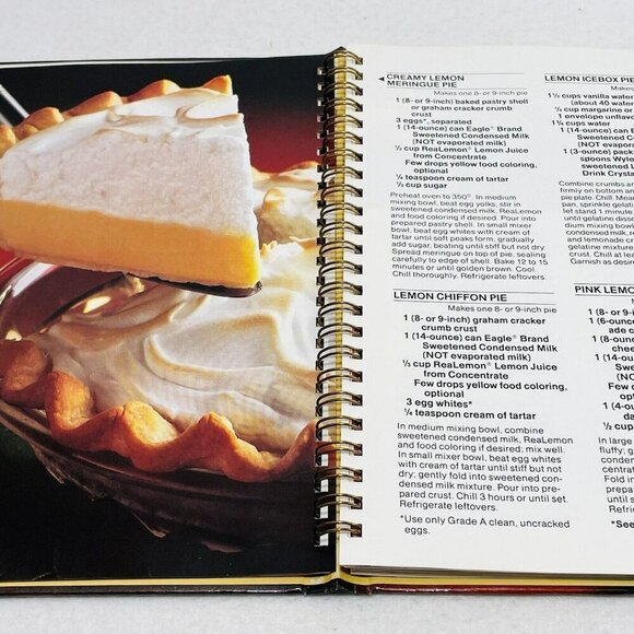 Borden Eagle Desserts Maker Recipes Cookbook Vintage Book Bakery Cake Pie Baker - Picture 9 of 9